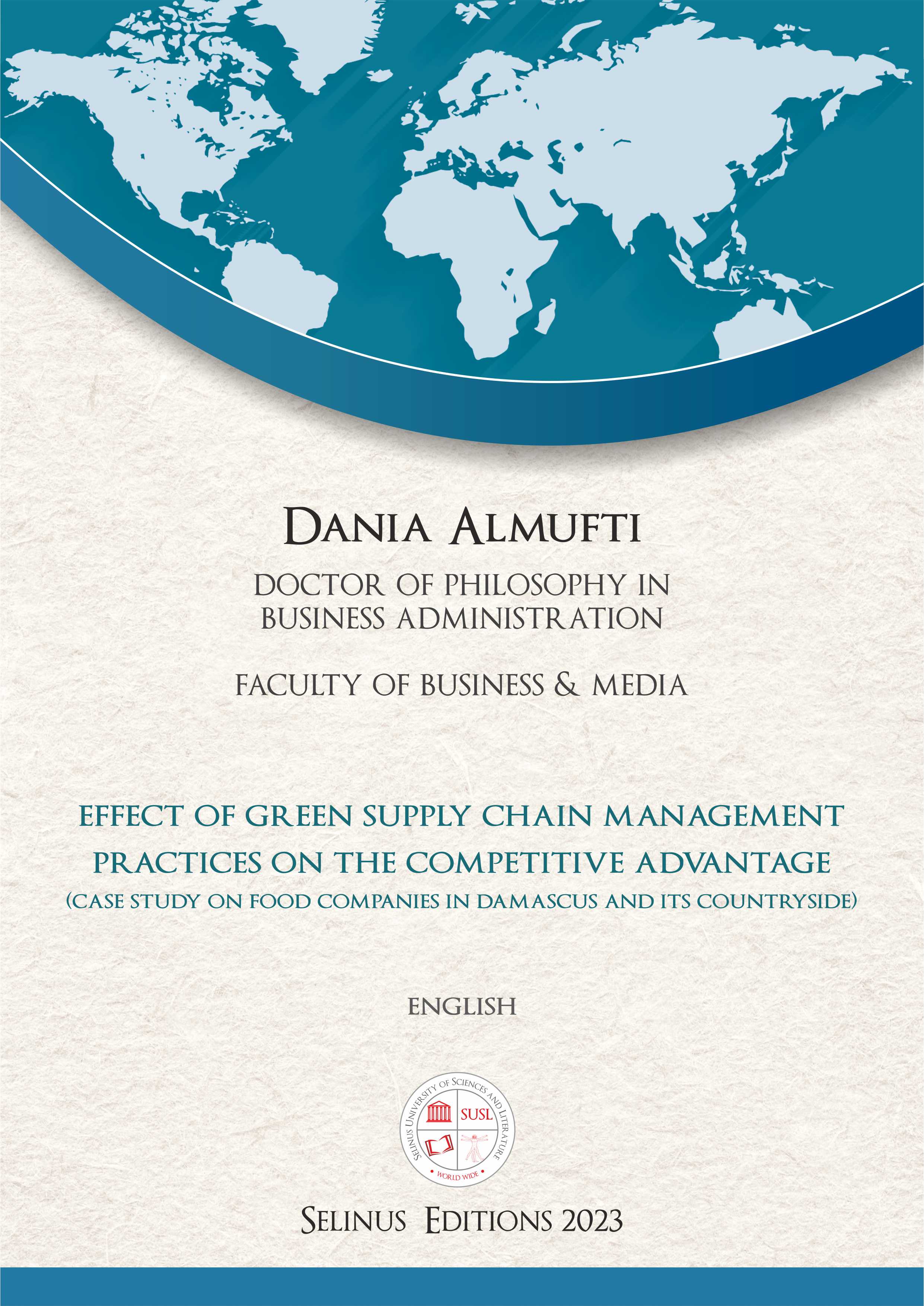 Thesis Prof. Dr. Dania Almufti